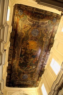 Inside Basilica St Antonino,  Sorrento, Italy.