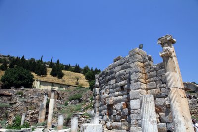 Ruins of Dwellings, Ephesus, Turkey.