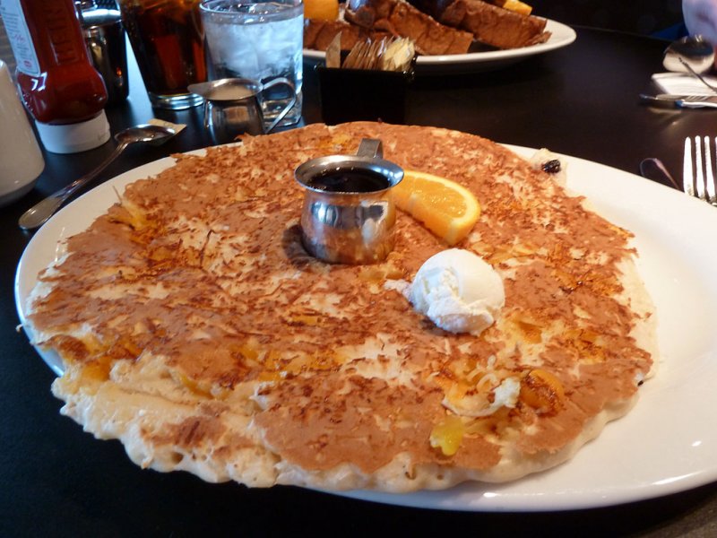 The largest pancake Ive ever seen!