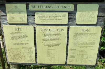 WHITTAKER'S COTTAGES INFO BOARD