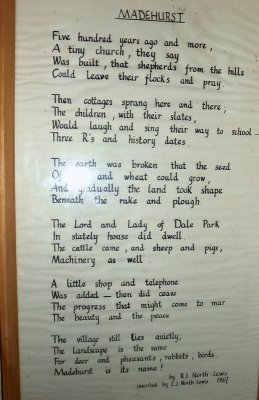 MADEHURST POEM