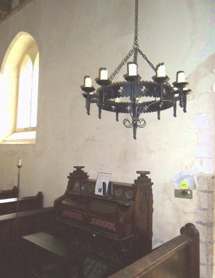 ORGAN AND CHANDELIER