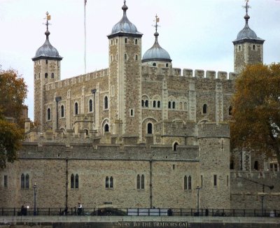 THE TOWER FROM THE THAMES