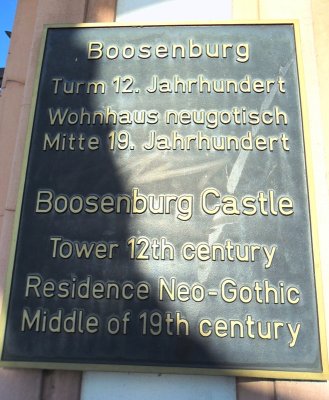 CASTLE PLAQUE