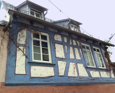 PAINTED TIMBER FRAME