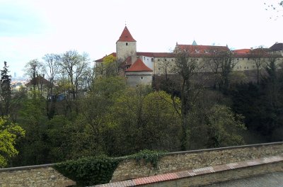 CASTLE TOWERS ACROSS THE MOAT