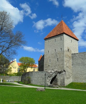 PART OF THE RAMPARTS NEAR TOOMPEA CASTLE