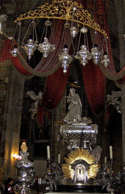 TOMB OF ST JOHN  OF NEPOMUK