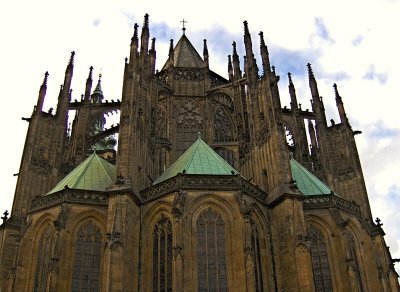 SOUTH FACADE OF ST VITUS'S CATHEDRAL