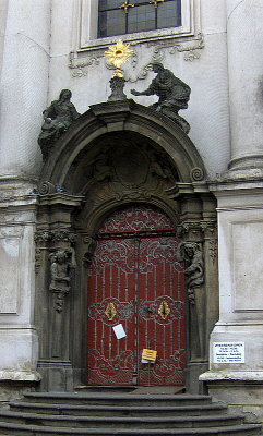 DOORWAY OF THE CHURCH OF ST NICHOLAS