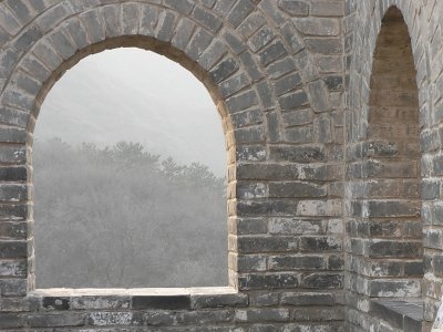Looking through a window