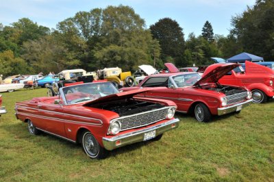 1964 Ford Falcon convertible and 1963 Ford Falcon two-door hardtop