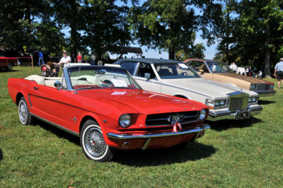 1964  Ford Mustang convertible, owned by John J. McGrellis III; 1970s Cadillac; and 1970s Chevrolet El Camino