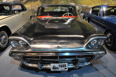 1960 Ford Thunderbird, with stainless steel body made by Allegheny Ludlum in collaboration with Ford