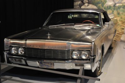 1967 Lincoln Continental 4-door convertible, with stainless steel body made by Allegheny Ludlum in collaboration with Ford