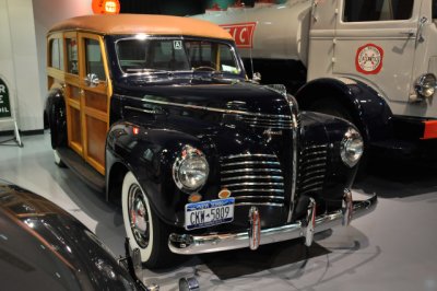 1940 Plymouth Special Deluxe Station Wagon, on loan from Patrick and Nelson Thorpe of Bloomfield, NY