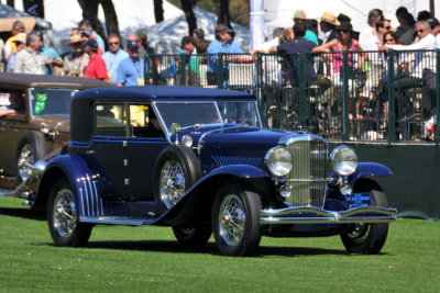 1929 Duesenberg J-151 Murphy Sport Sedan, Bill & Barbara Parfet, Hickory Corners, MI, Best in Class, Duesenberg Closed (7793)