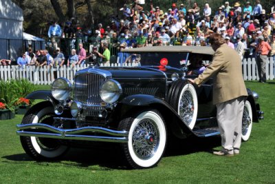 1932 Duesenberg J-154 Murphy Victoria, Bill & Barbara Parfet, Hickory Corners, MI, Amelia Award, Duesenberg Open 1930-36 (7845)