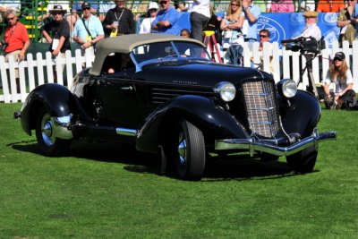 1935 Auburn 851 SC Boattail Speedster, Bob & Brigitte Thayer, Atlanta, GA, Best in Class, American Classic Open 1932-1936 (8353)