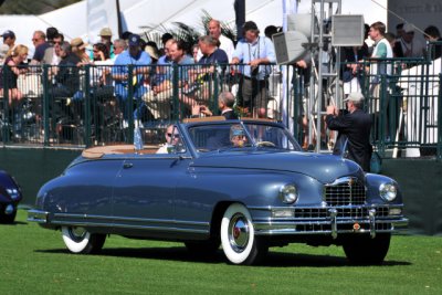 1949 Packard Custom 8, William Baker, New Oxford, PA, David E. Davis Jr Trophy for Most Outstanding Post-War American Car (8036)