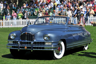 1949 Packard Custom 8, William Baker, New Oxford, PA, David E. Davis Jr Trophy for Most Outstanding Post-War American Car (8039)