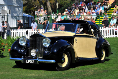 1947 Rolls-Royce Silver Wraith Saoutchik Sedanca Coupe, Robert & Agata Matteucci, Jupiter, FL, People' Choice Award (8540)