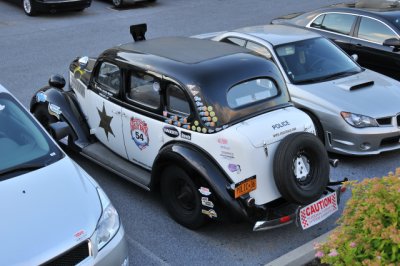 1936 Ford Fordor Deluxe Police Car, Louise M. Feeney & James (Jim) W. Feeney (9314)