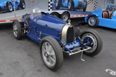 1920s Bugatti racing car in paddock of 2008 Monterey Historic Automobile Races in California (2843)