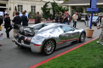 Bugatti Veyron in front of Pebble Beach Lodge, August 2008 (2951)