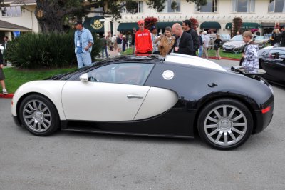 Bugatti Veyron in front of Pebble Beach Lodge, August 2008 (2953)
