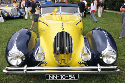 1938 Talbot Lago T150-C Cabriolet by Figoni & Falaschi, J.W. Marriott, Jr.,  2008 St. Michaels Concours d'Elegance, Md. (4333)
