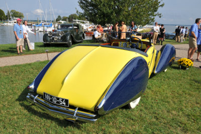 1938 Talbot Lago T150-C Cabriolet by Figoni & Falaschi, J.W. Marriott, Jr.,  2008 St. Michaels Concours d'Elegance, Md. (4384)