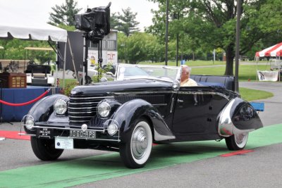 1935 Delage D8 85 Convertible by Chapron, 2009 Concours d'Elegance of the Eastern United States (6179)