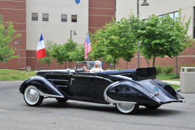 1935 Delage D8 85 Convertible by Chapron, 2009 Concours d'Elegance of the Eastern U.S., Bethlehem, Pa. (6183)