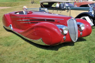 1939 Delahaye Type 165 Cabriolet, owned by Peter Mullin and the Peter Mullin Automotive Museum Foundation, Los Angeles (7819)