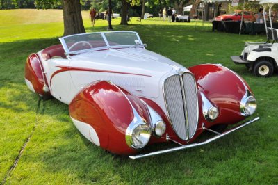 1937 Delahaye 135M, owned by Mark Hyman, at 2009 Meadow Brook Concours d'Elegance, Rochester, Michigan (8025)