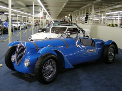 1946 Delahaye 135MS Selborne Roadster, at Auto Collections showroom in Las Vegas (5047)