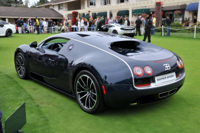 2011 Bugatti Veyron 16.4 Super Sport, limited to 258 mph to protect  its tires, 2010 Pebble Beach Concours side event. (3871)