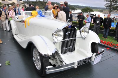 1933 Delage D8S De Villars Roadster, Patterson Collection, Best of Show at 2010 Pebble Beach Concours d'Elegance. (4394)