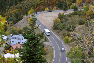 San Juan Skyway, Route 550, Million Dollar Highway, south of Ouray (D-1580)