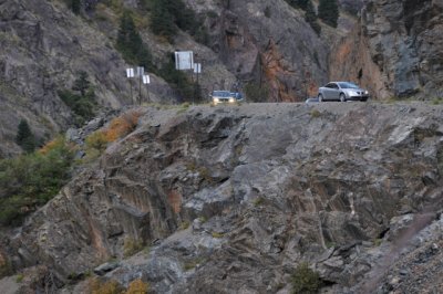 San Juan Skyway, Route 550, Million Dollar Highway, south of Ouray (D-1590)