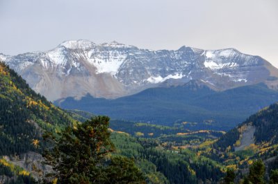 Photographed from San Juan Skyway, Route 145, south of Telluride (D-1767)