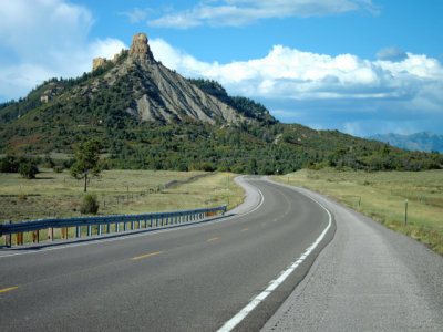 Route 84, a short distance either south or north of the New Mexico and Colorado line (S95-0437)