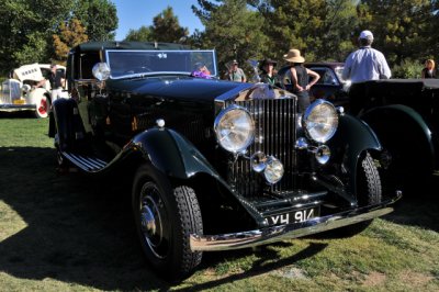 1933 Rolls-Royce Phantom II Continental Sedanca DHC, Jay & Christina Moore, Lahaina, Hawaii, Best of Show -- Elegance (1411)