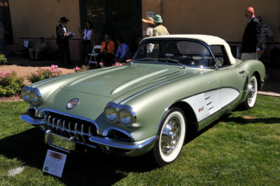 1960 Chevrolet Corvette roadster, rare Cascade Green example, Eric & Ellen Goodman, Albuquerque, NM, Sports & GT to 1960 (1159)