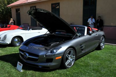 2012 Mercedes-Benz SLS AMG Roadster, Mercedes-Benz USA, Montvale, NJ, Then & Now (1181)