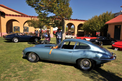 1967 Jaguar E-Type Coupe, opalescent silver blue, Doug & Dawn Buchanan, Omaha, NE, Sports & GT 1961-1967 (1381)