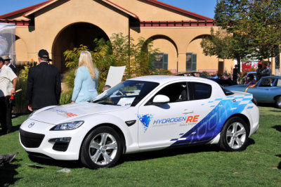 Mazda RX-8 Hydrogen Concept Car, rotary engine runs on hydrogen and gasoline, Then & Now (1391)