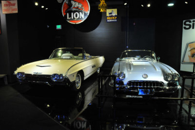 1963 Ford Thunderbird Sports Roadster and 1958 Chevrolet Corvette Convertible (2110)