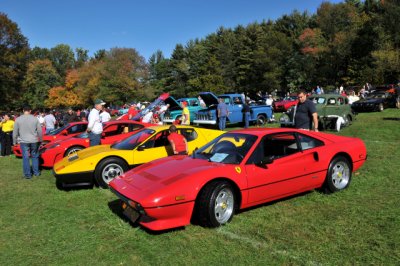 Ferraris, right to left: 328 GTB, 512 BB, 430, 360 (2609)